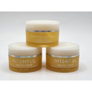 3x WISHFUL Huda Honey Whip Peptide Moisturizer 20g/ 0.7oz Each Travel Size NEW